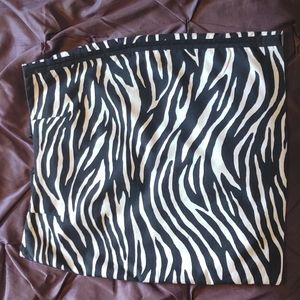 White House Black Market zebra print skirt size 8